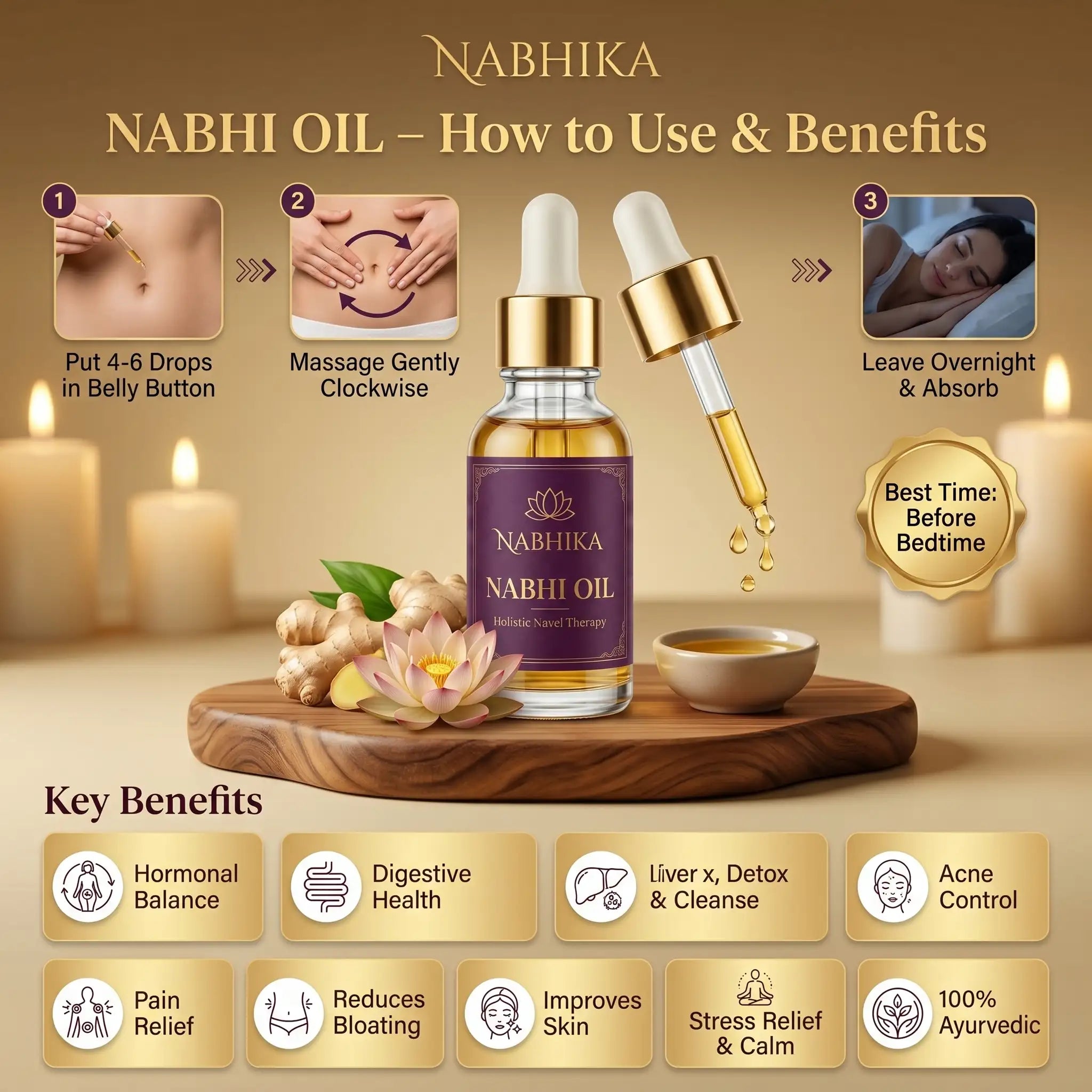 Nabhika Ayurvedic Nabhi Oil