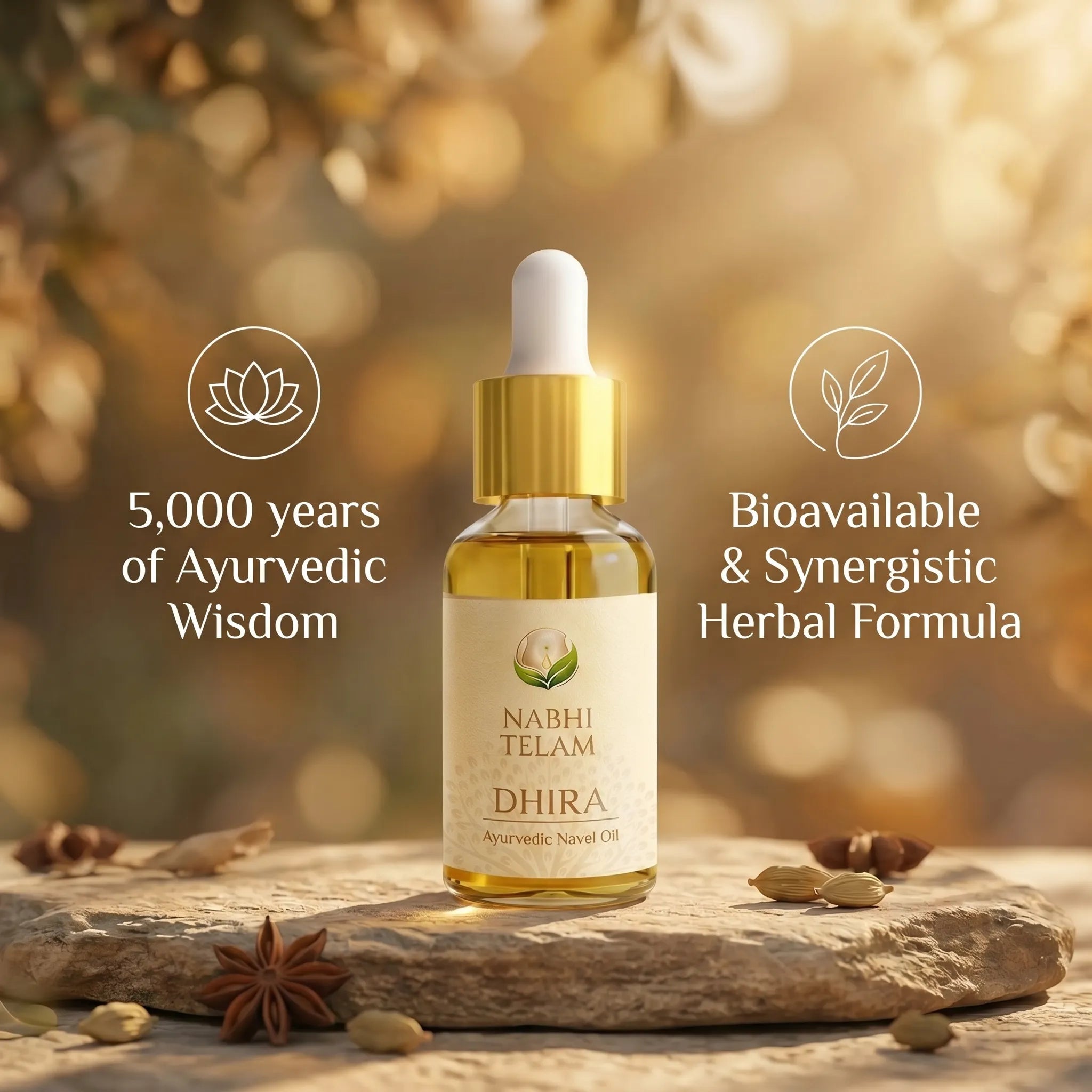 Nabhi Telam Dhira – Ayurvedic Nabhi Oil